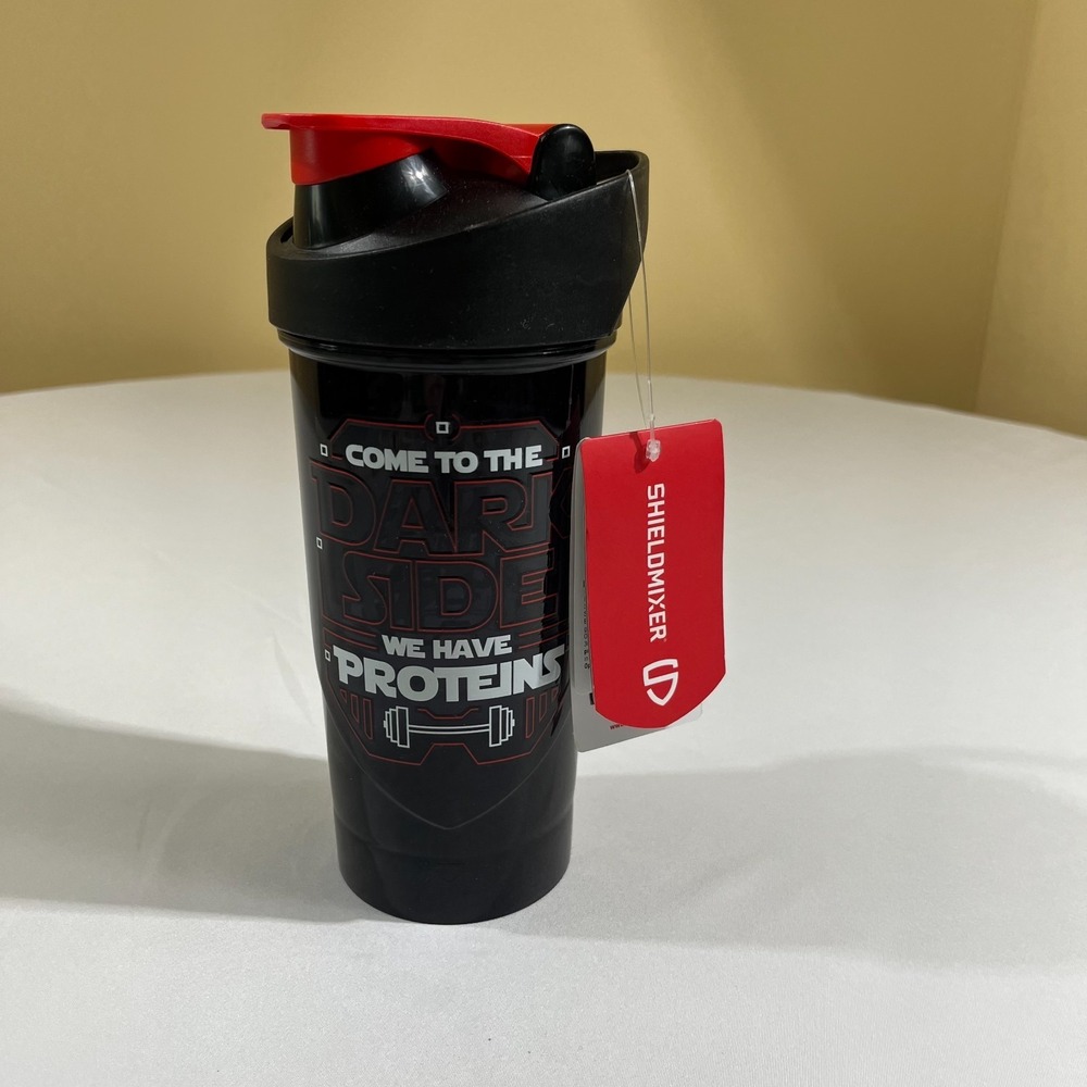 Shieldmixer Hero Pro 700ml Shaker Bottle Dark Side Star Wars Protein NWT